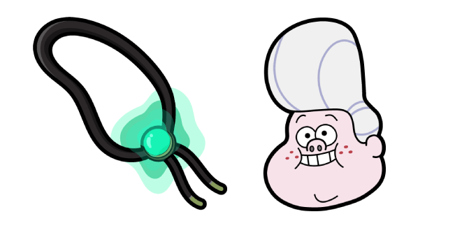 Gravity Falls Gideon Gleeful & Mystic Amulet Cursor