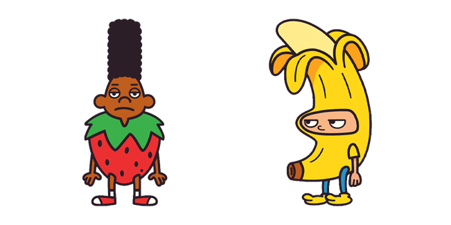 Hey Arnold Strawberry & Banana Costume Cursor