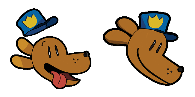 Dog Man Animated Cursor