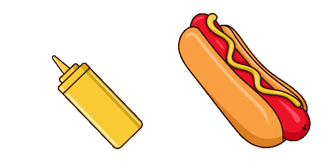 Mustard & Hot Dog Animated Cursor