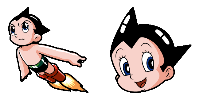 Astro Boy Flying Animated Cursor