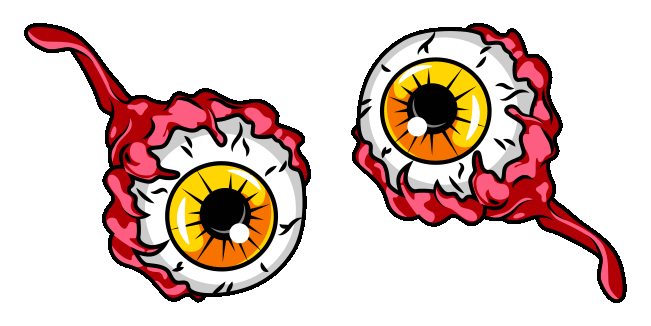 Halloween Spooky Eyeball Animated Cursor