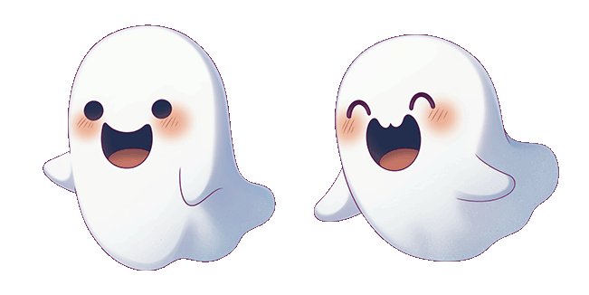 Happy Mini Ghost Animated Cursor