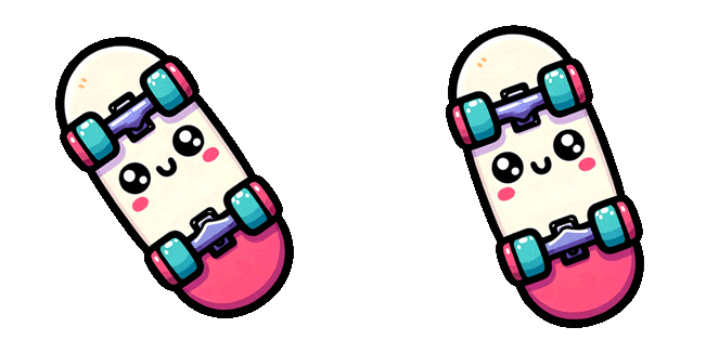 Cute Skateboard Animated Cursor