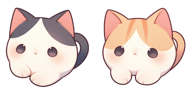 Chibi Kawaii Cats Cursor