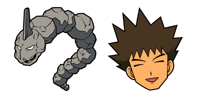 Pokemon Onix & Brock Cursor