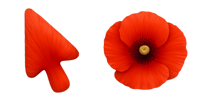 Poppy Flower Cursor