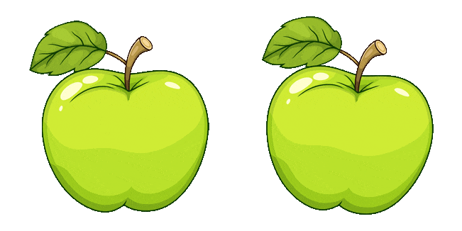 Green Apple Animated Cursor