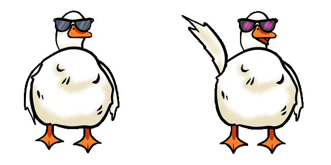The Unstoppable Goose Animated Cursor
