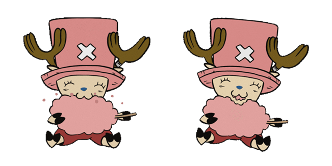 One Piece Tony Tony Chopper Eating Cursor