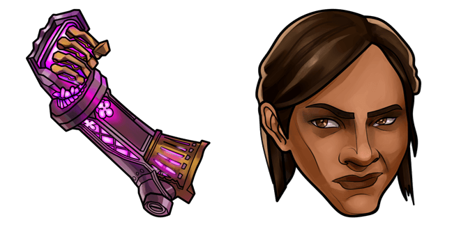 Arcane Sevika & Cybernetic Arm Cursor