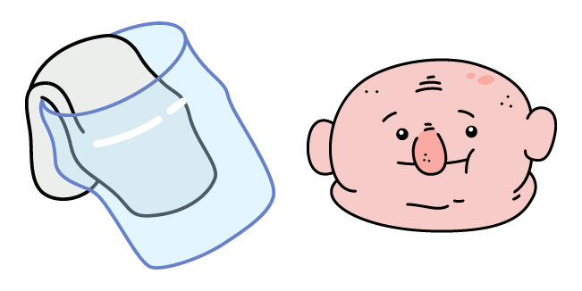 Thank Goodness You're Here! Larry & Cup Cursor