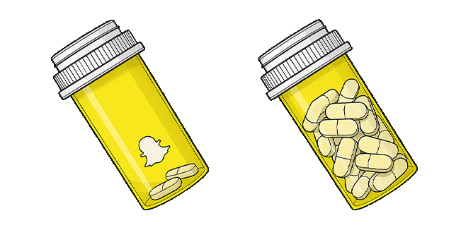 Snapchat Pills Animated Cursor