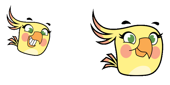 Angry Birds Poppy Animated Cursor