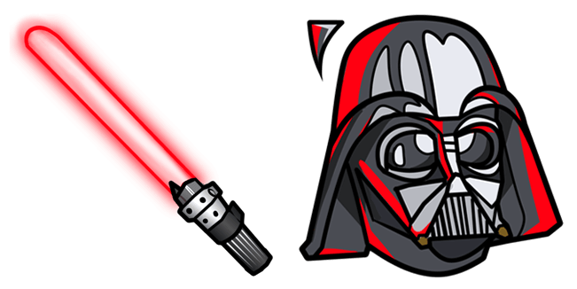 Star Wars Darth Vader & Lightsaber Cursor