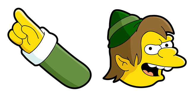 The Simpson Elf Nelson Cursor