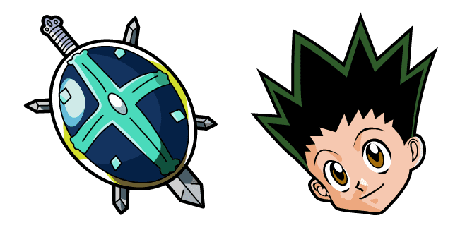 Hunter x Hunter Gon Freecss & Paladin's Necklace Cursor
