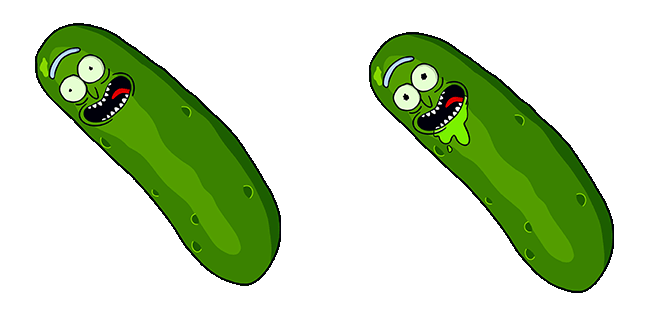 Rick and Morty Pickle Rick Moving Animated Cursor