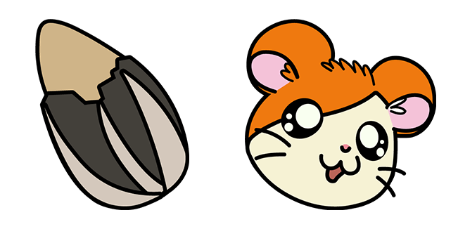 Hamtaro & Sunflower Seed Cursor
