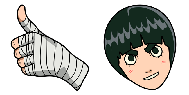 Naruto Rock Lee Cursor