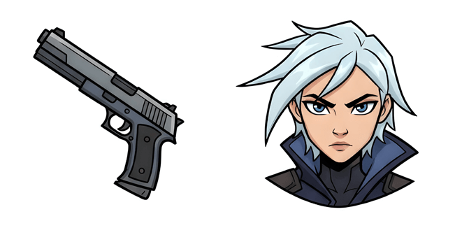 Valorant Jett & Gun Cursor
