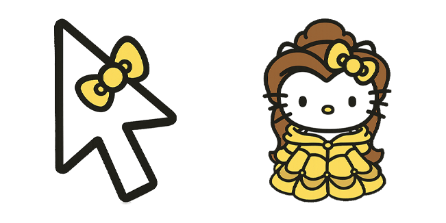 Sanrio x Disney Hello Kitty Princess Bella Arrow Cursor