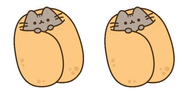 Pusheen the Burrito Animated Cursor