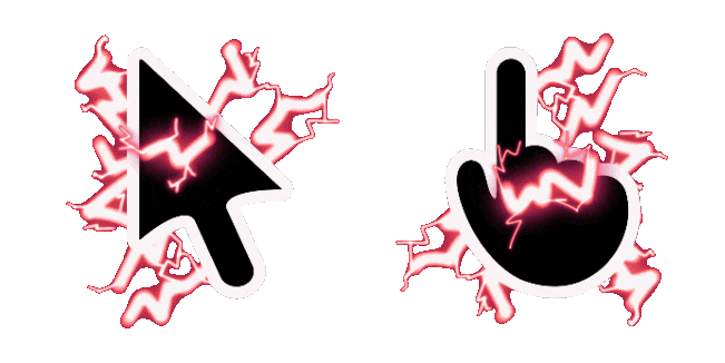Red Electric Animated Cursor