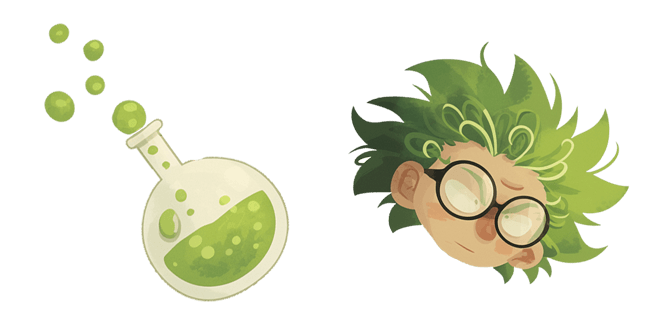 Flask & Mad Scientist Cursor