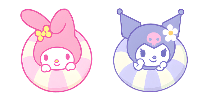 My Melody & Kuromi Cute Floaties Cursor