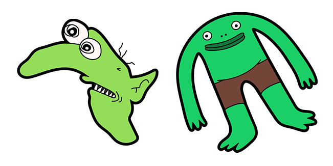 Smiling Friends Jacob & Mr. Frog Cursor