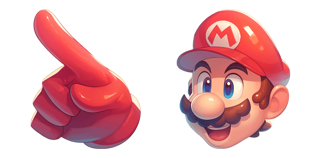 Super Mario Hand & Head Cursor