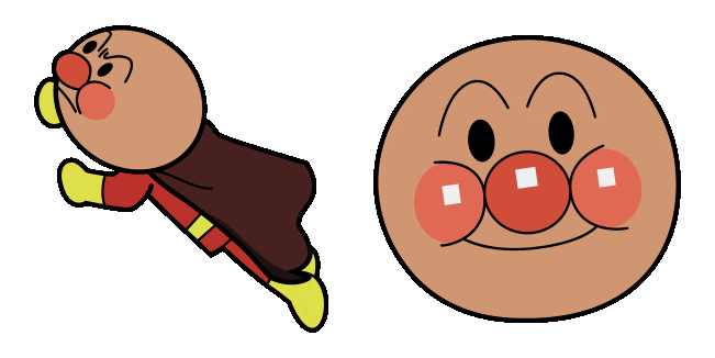 Anpanman Flying Animated Cursor