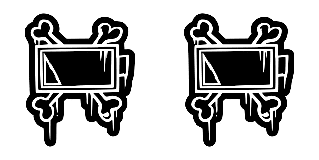 Murder Drones Uzi Doorman Bone Battery Animated Cursor