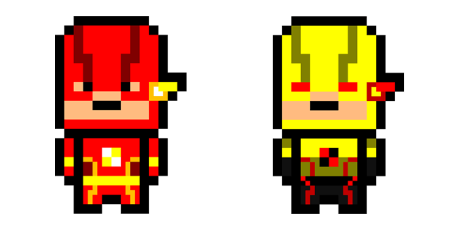 Flash & Reverse-Flash Pixel Cursor