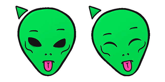 RIPNDIP Lord Alien Head Animated Cursor