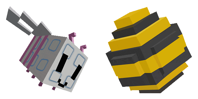 Roblox Grow a Garden Bee Egg & Petal Bee Animated Cursor