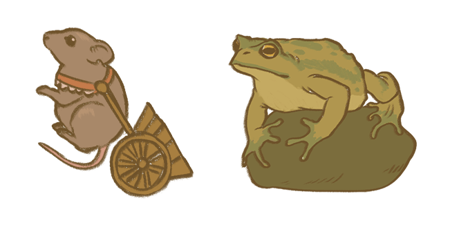 Fairycore Aesthetic Mouse & Frog Cursor