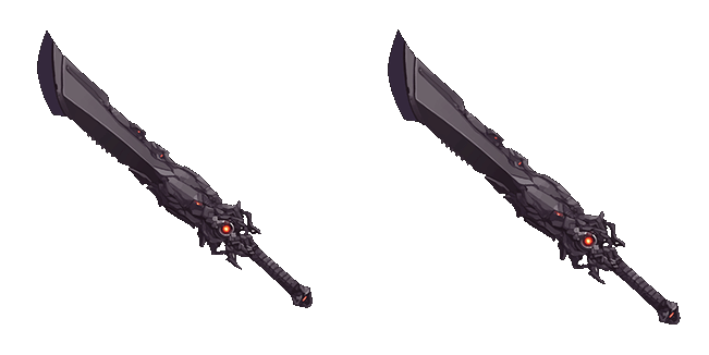 Fantasy Dark Sword Animated Cursor