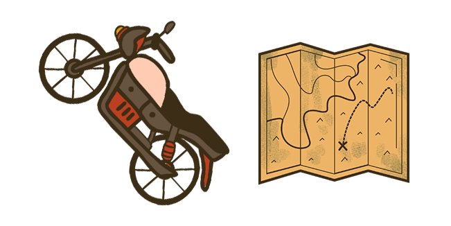 Motorbike & Map Cursor