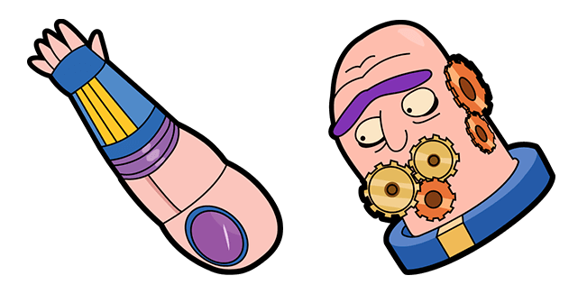 Rick and Morty Gearhead Cursor