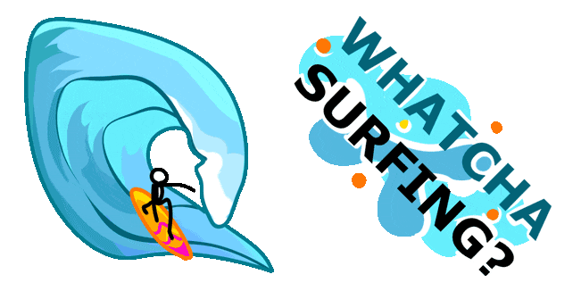 Watch a Surfing? Animated Cursor