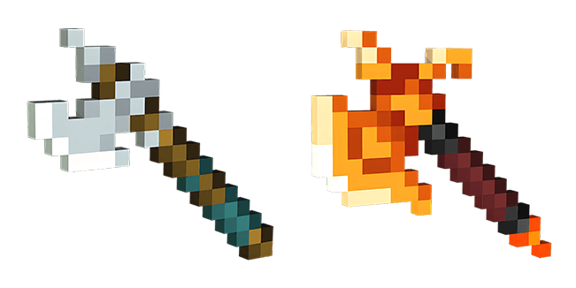 Minecraft Dungeons Highland Axe & Firebrand Cursor