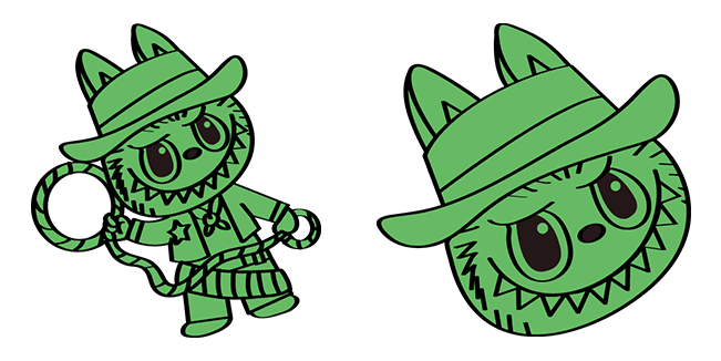 Labubu Vintage Cowboy Cursor