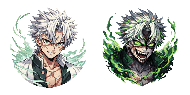 Demon Slayer Demon Sanemi Shinazugawa Cursor