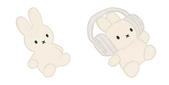 Miffy Listen To Music Cursor
