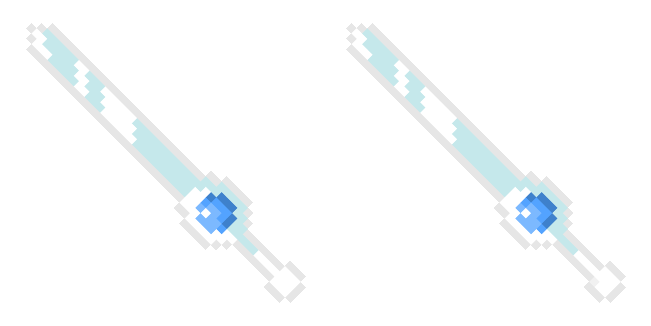 Adventure Time Finn Sword Pixel Animated Cursor