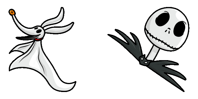 The Nightmare Before Christmas Zero & Jack Animated Cursor