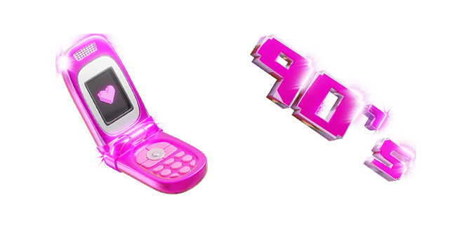 Y2K Pink Aesthetic 3D Cursor