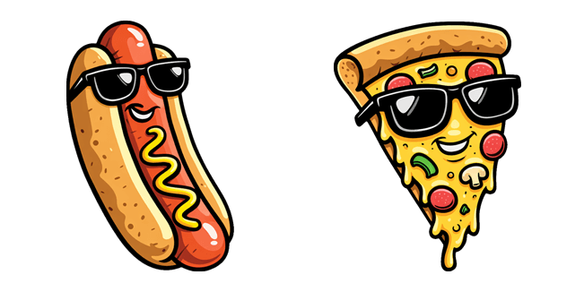 Swag Hot-Dog & Pizza Cursor